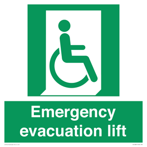 Emergency evacuation lift